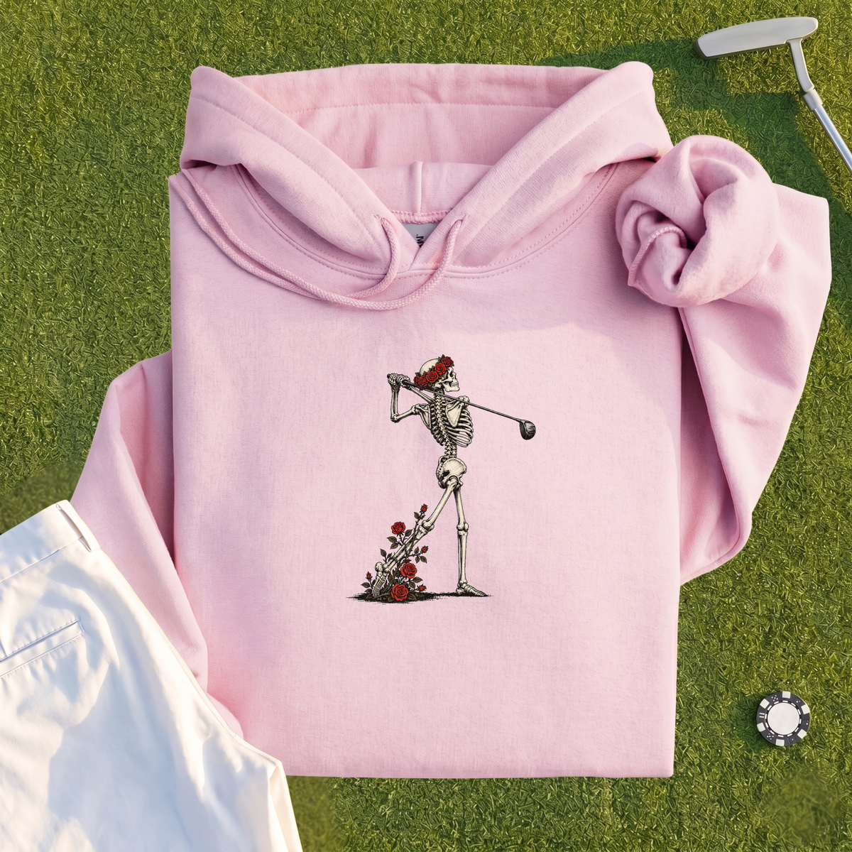 Rose Skeleton Follow Through Hoodie