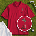 Rose Skeleton Follow Through Performance Polo