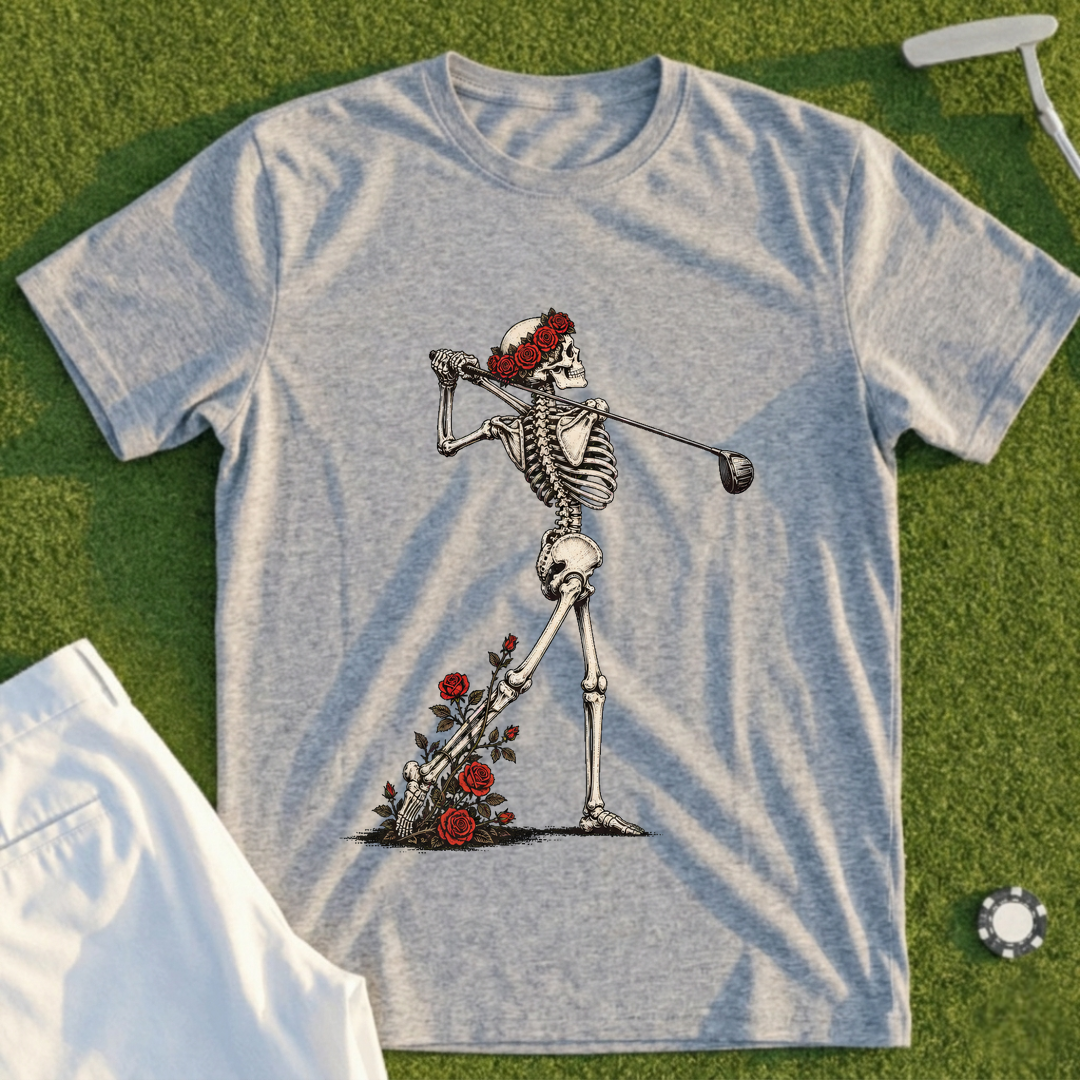 Rose Skeleton Follow Through Tee