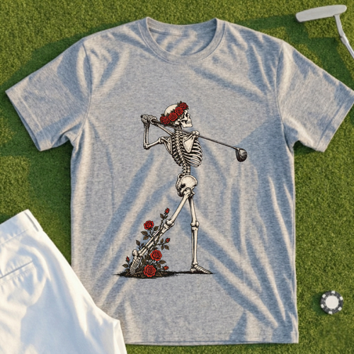 Rose Skeleton Follow Through Tee