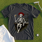Rose Skeleton Nineteenth Hole Toast Tee