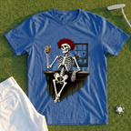 Rose Skeleton Nineteenth Hole Toast Tee