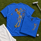 Rose Skeleton Swing Back Print Tee