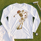 Rose Skeleton Swing Long Sleeve Tee