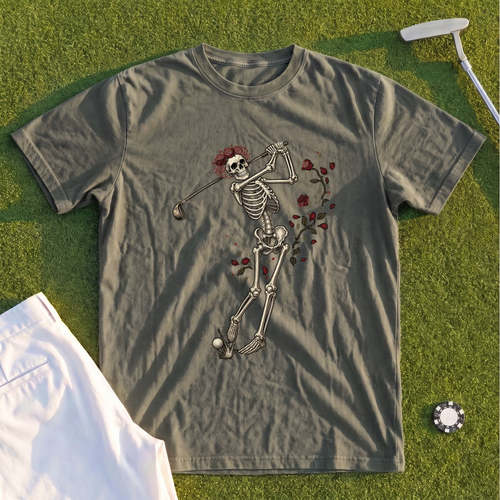 Rose Skeleton Swing Premium Tee