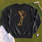Rose Skeleton Swing Sweatshirt