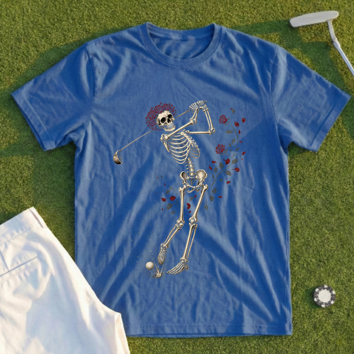 Rose Skeleton Swing Tee