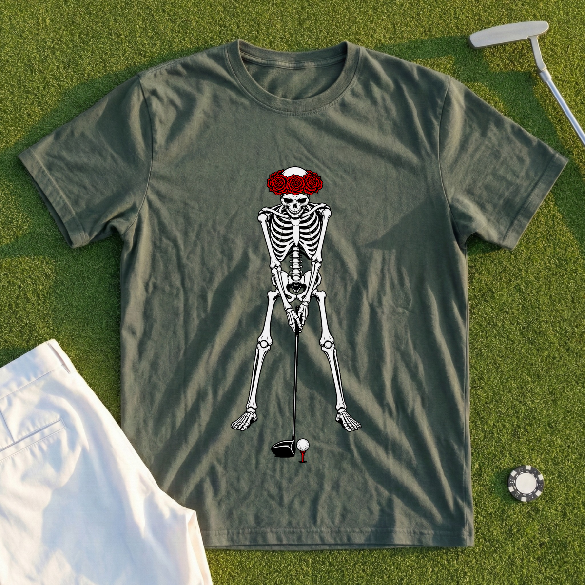 Rose Skeleton's Ready Position Tee
