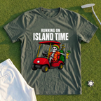 Running On Island Time, Skeleton Cart Tee