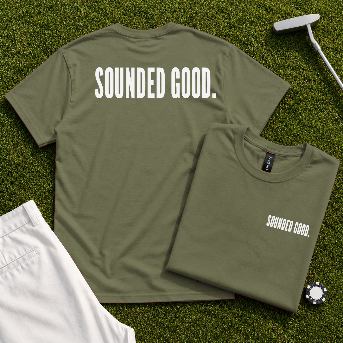 SOUNDED GOOD Back Print Tee