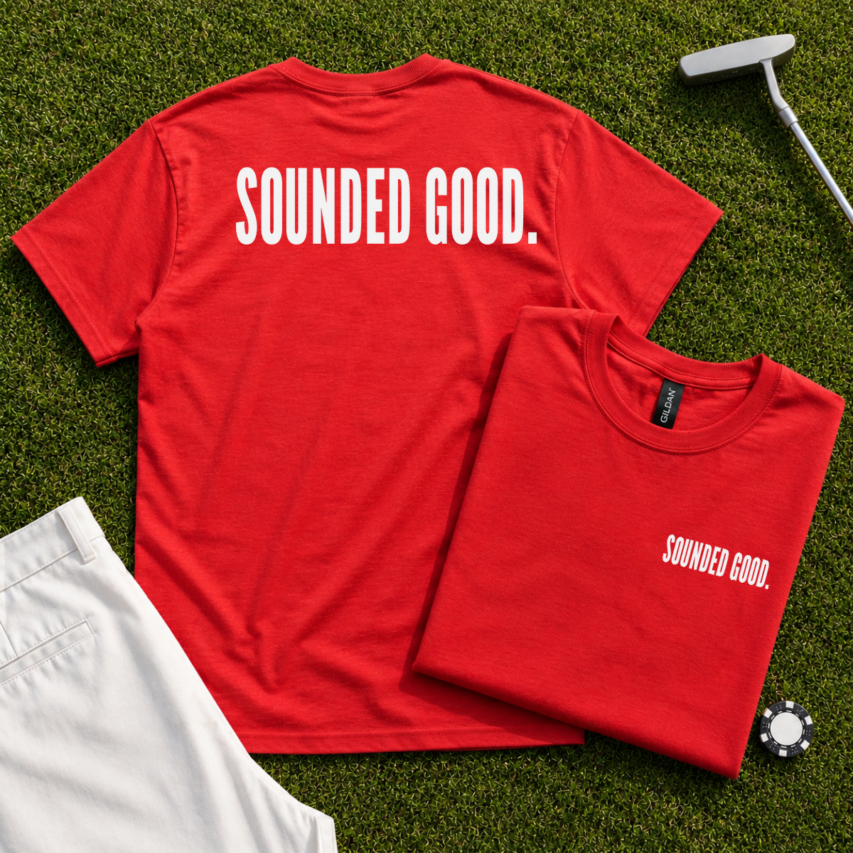 SOUNDED GOOD Back Print Tee