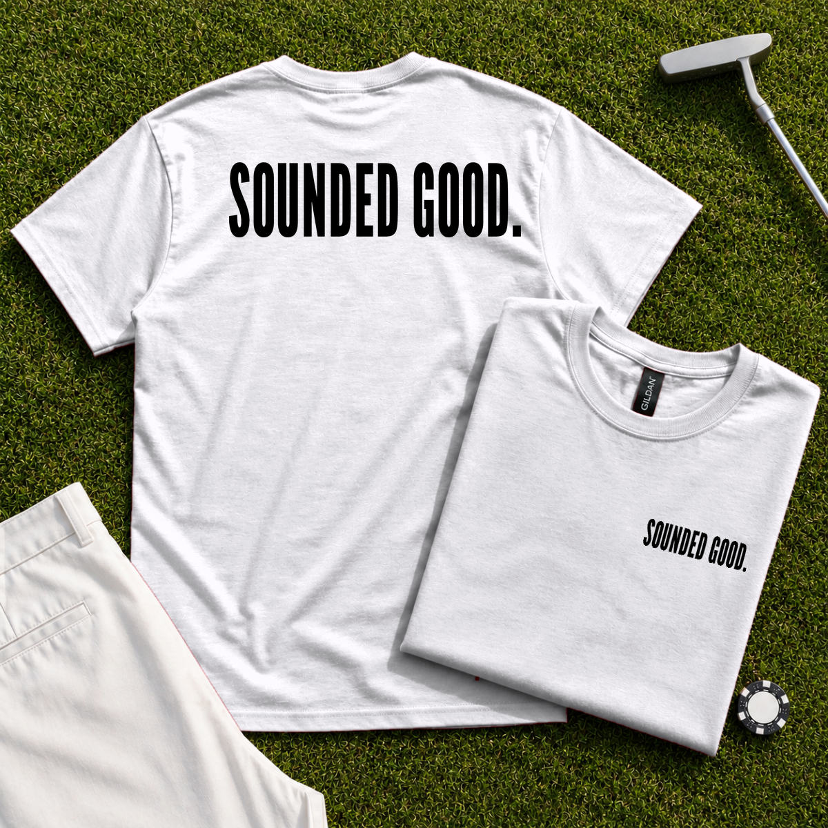 SOUNDED GOOD Back Print Tee
