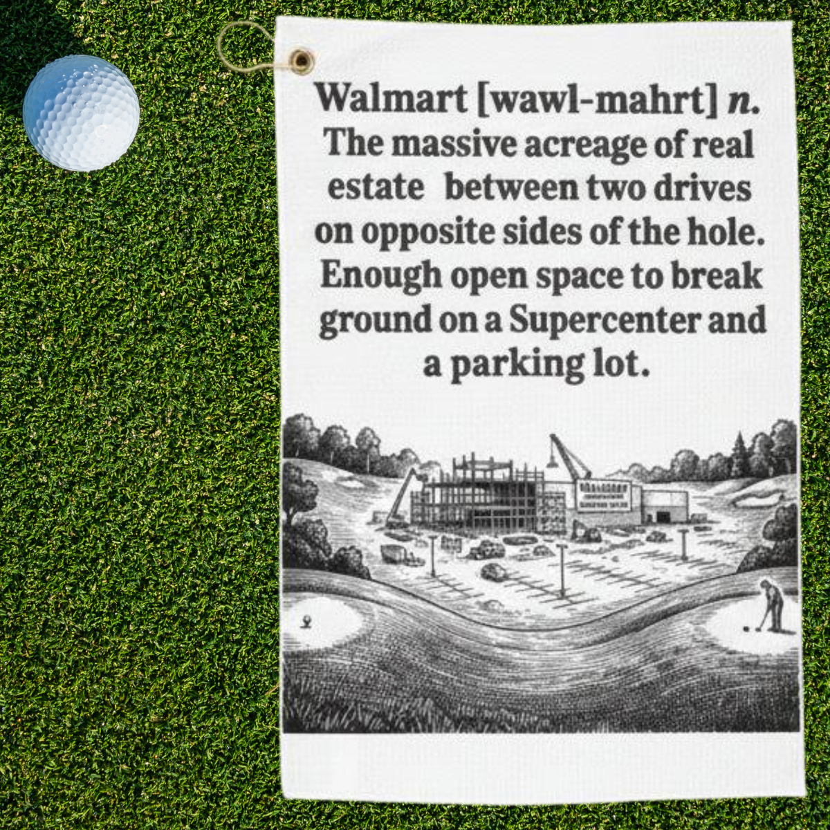 Walmart Golf Towel
