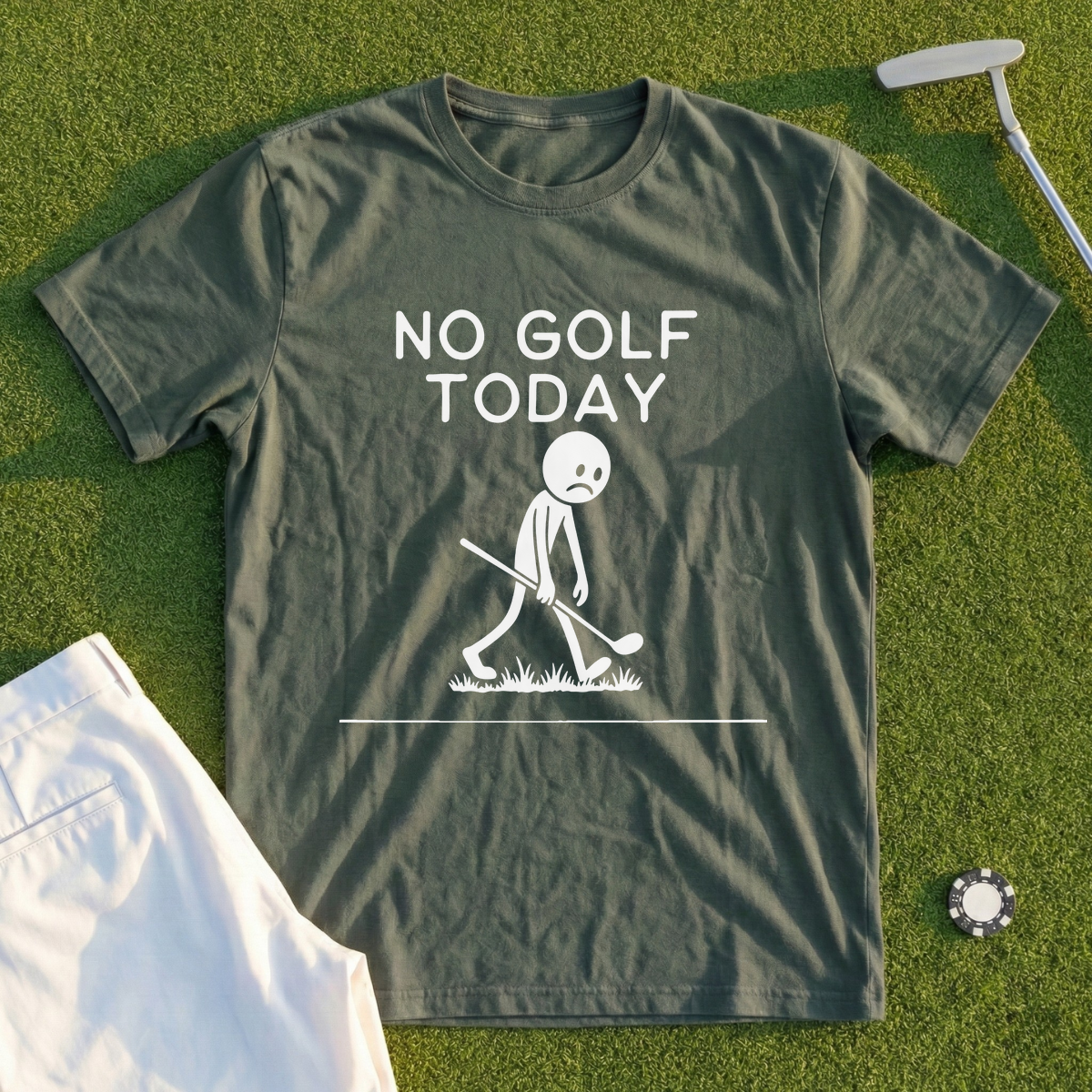 Sad No Golf Today Tee