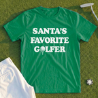 Santa's Favorite Golfer Tee