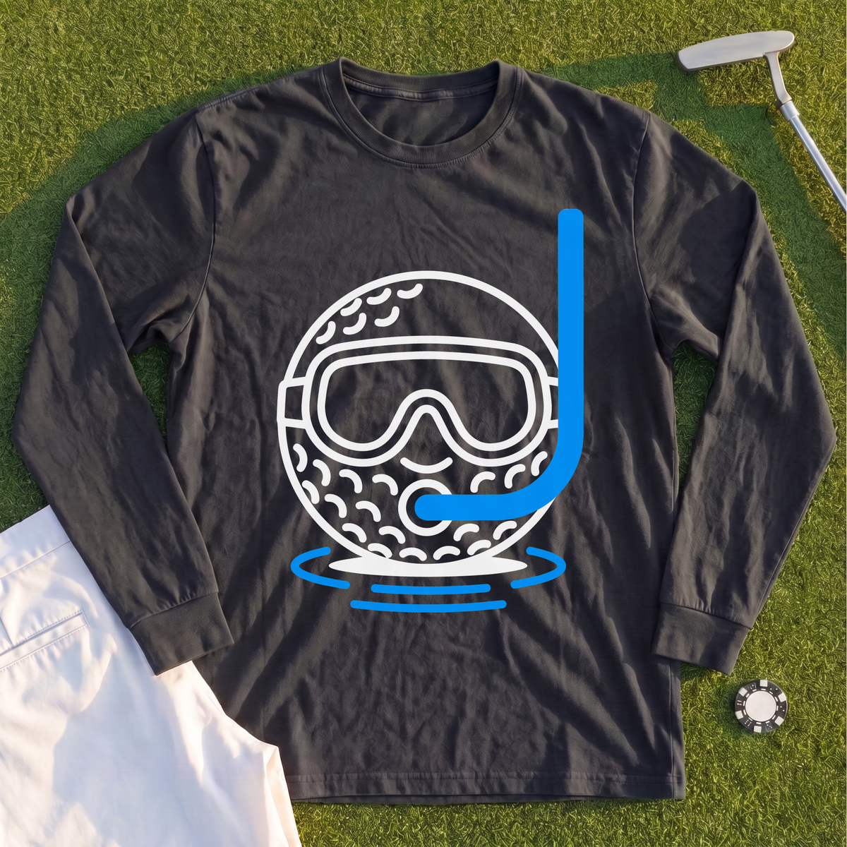 Scuba Ball Long Sleeve Tee