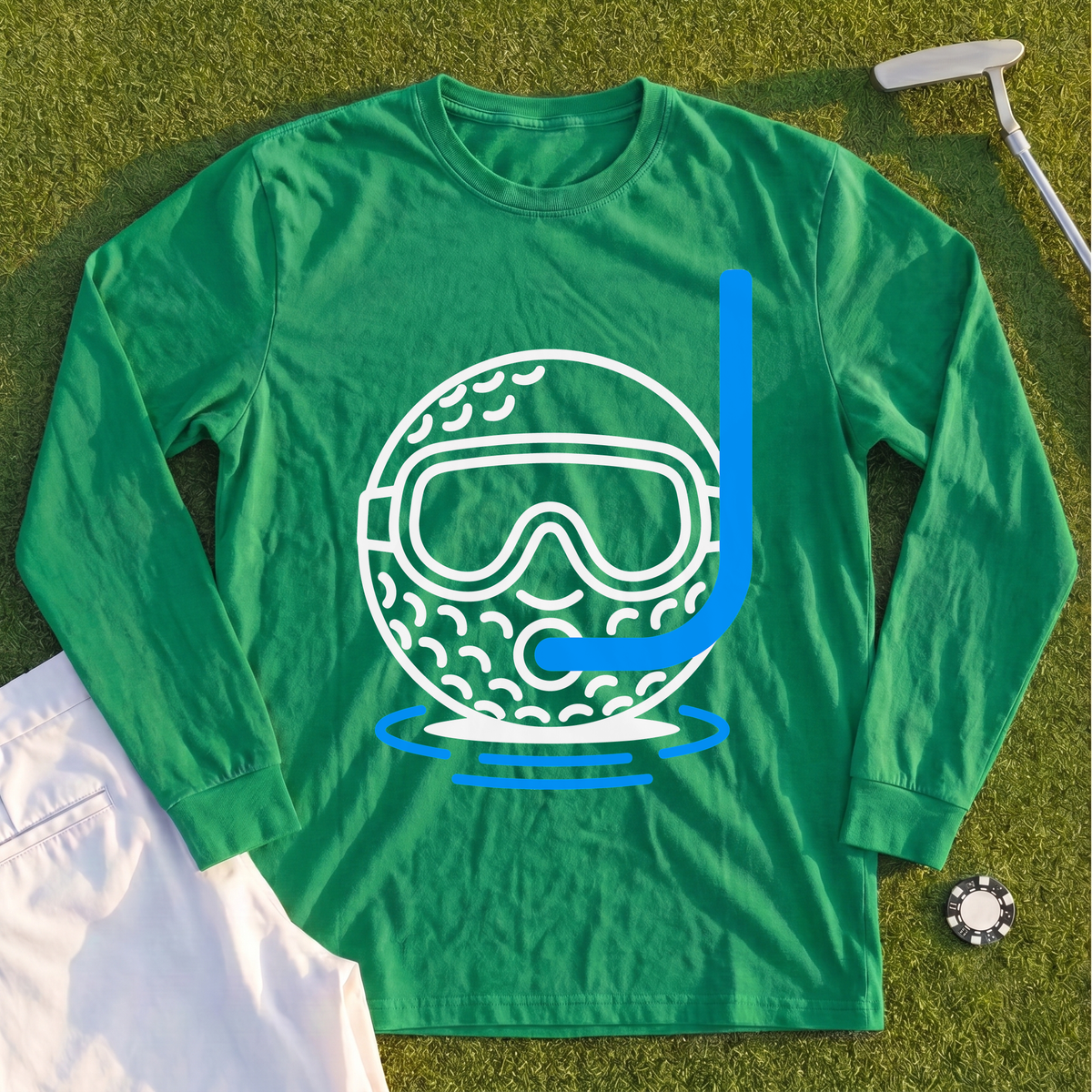 Scuba Ball Long Sleeve Tee
