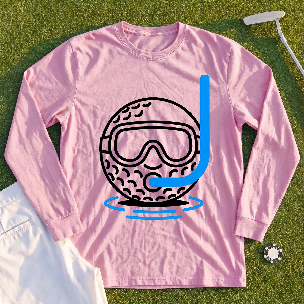 Scuba Ball Long Sleeve Tee