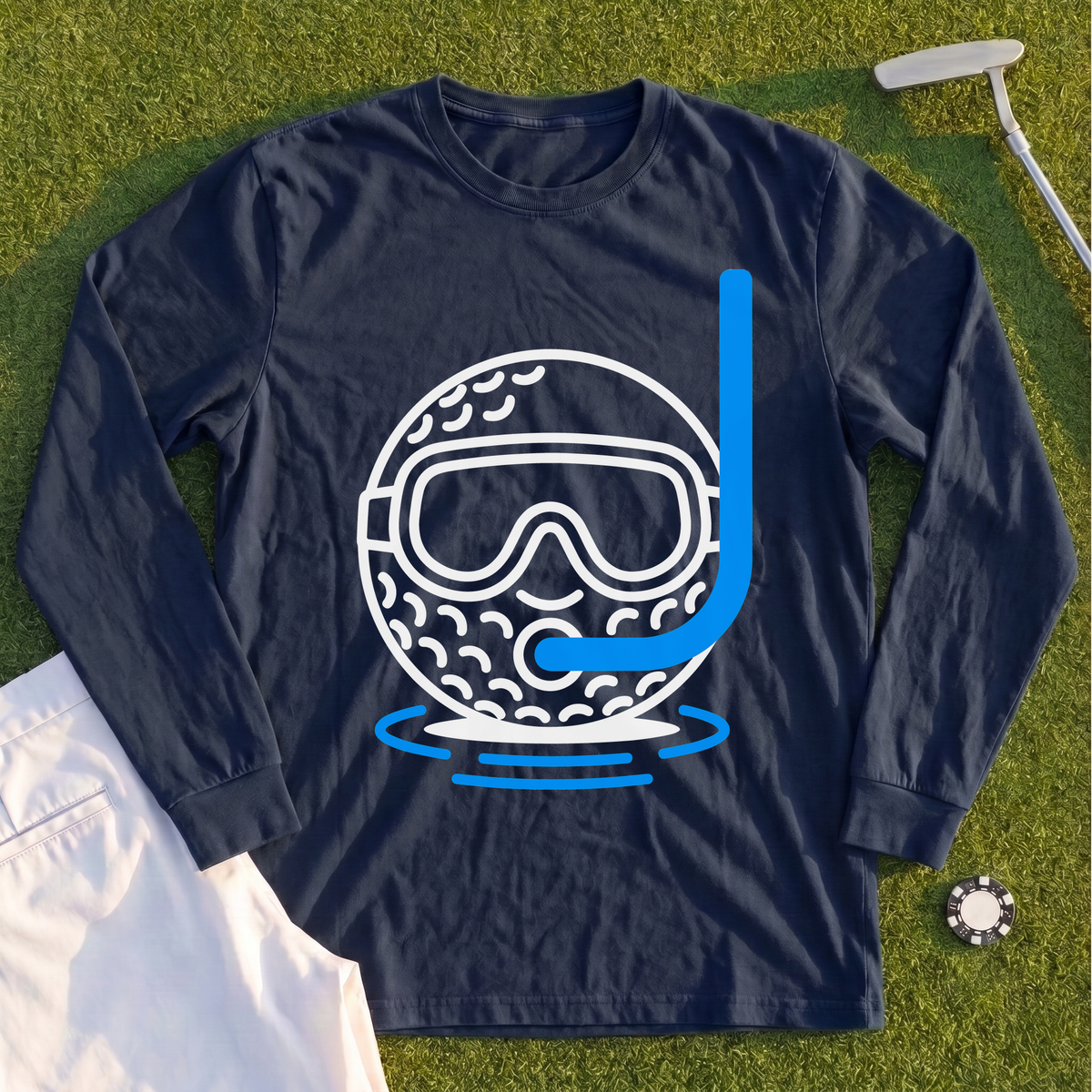 Scuba Ball Long Sleeve Tee