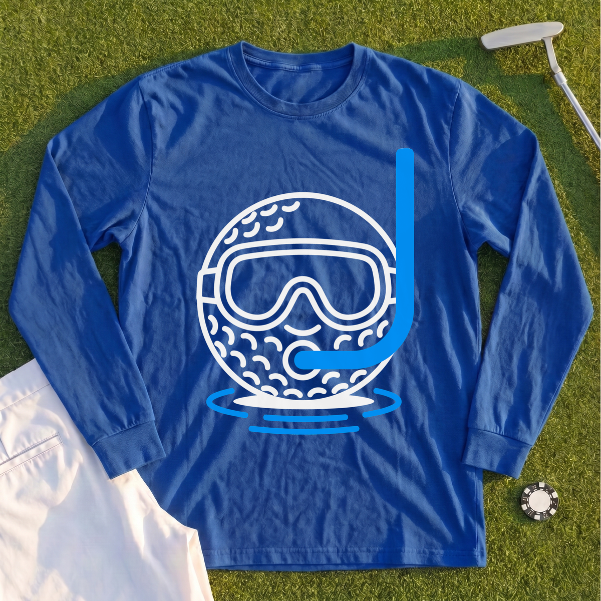Scuba Ball Long Sleeve Tee