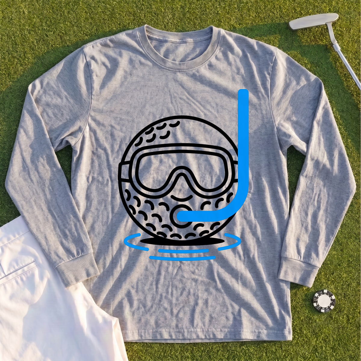 Scuba Ball Long Sleeve Tee