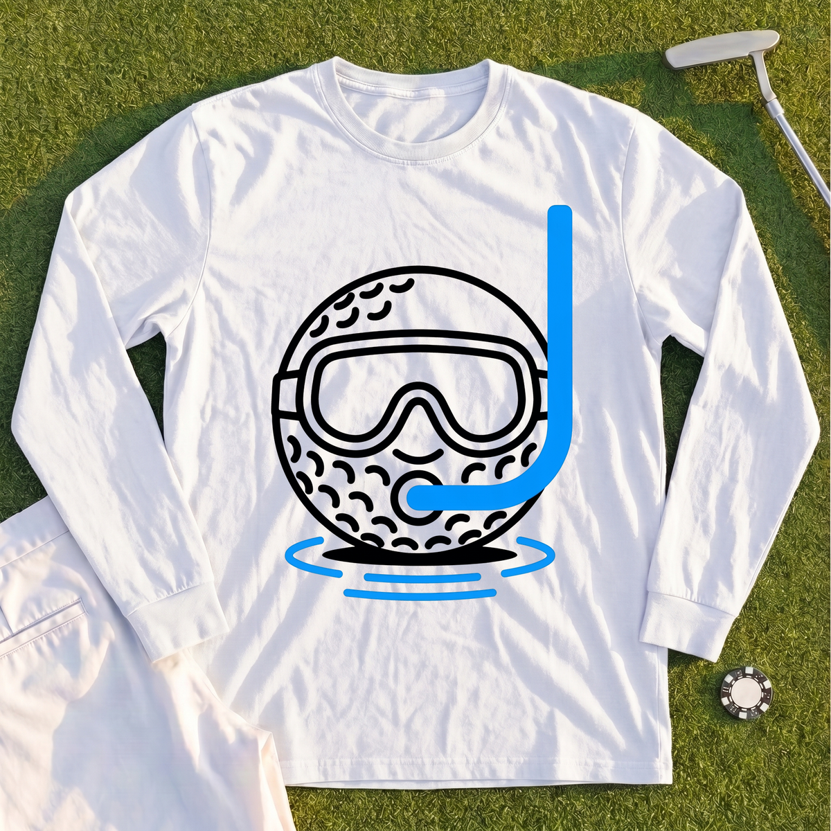 Scuba Ball Long Sleeve Tee