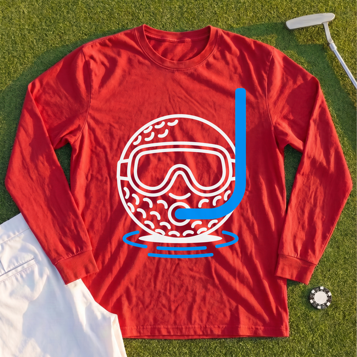 Scuba Ball Long Sleeve Tee