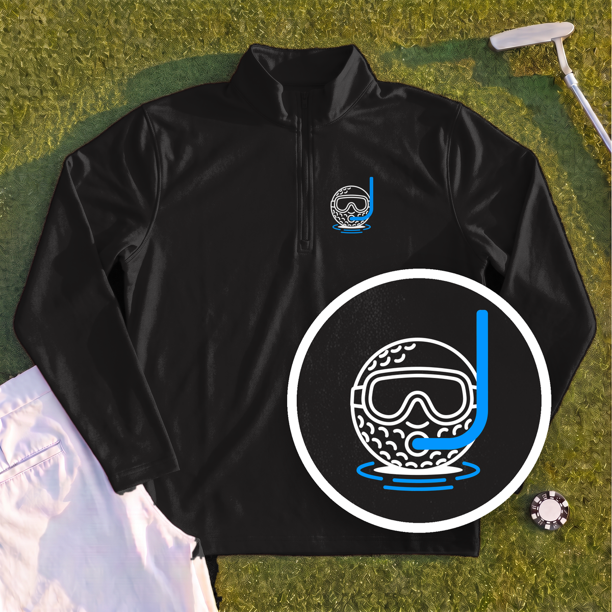 Scuba Ball Quarter Zip