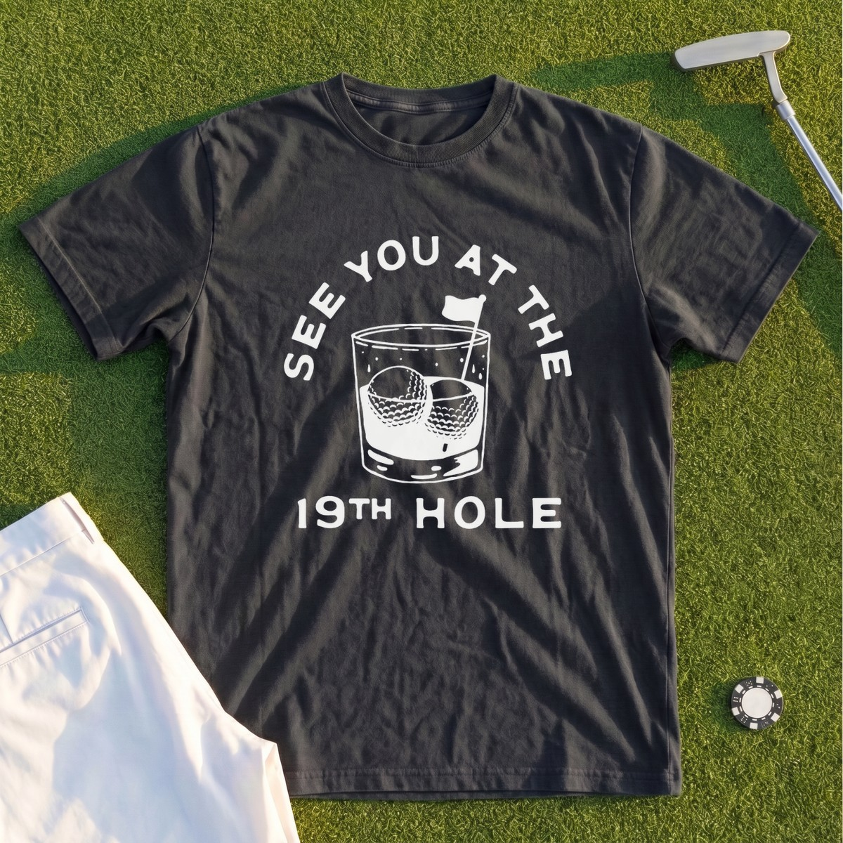 See You At The 19th Hole Premium Tee