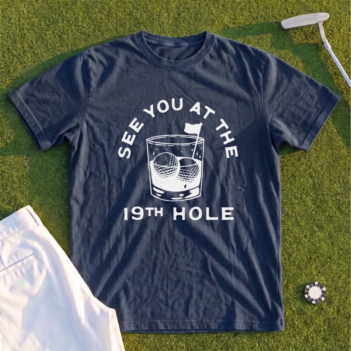 See You At The 19th Hole Premium Tee