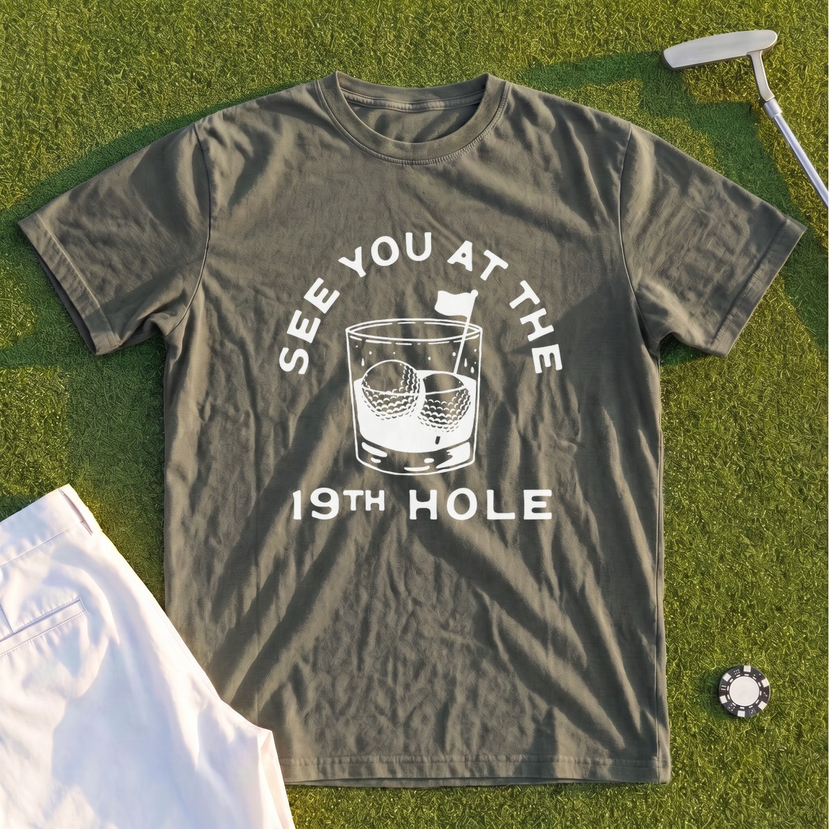 See You At The 19th Hole Premium Tee