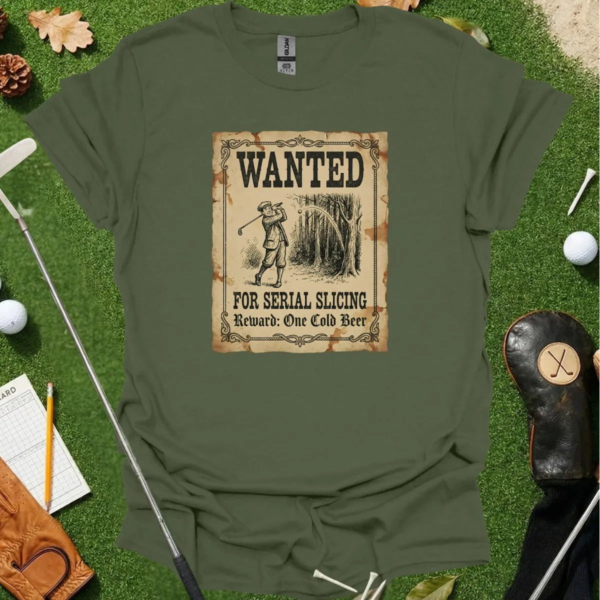 Serial Slicer Wanted Poster Tee