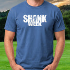 Shank Week Tee worn on the golf course, Royal