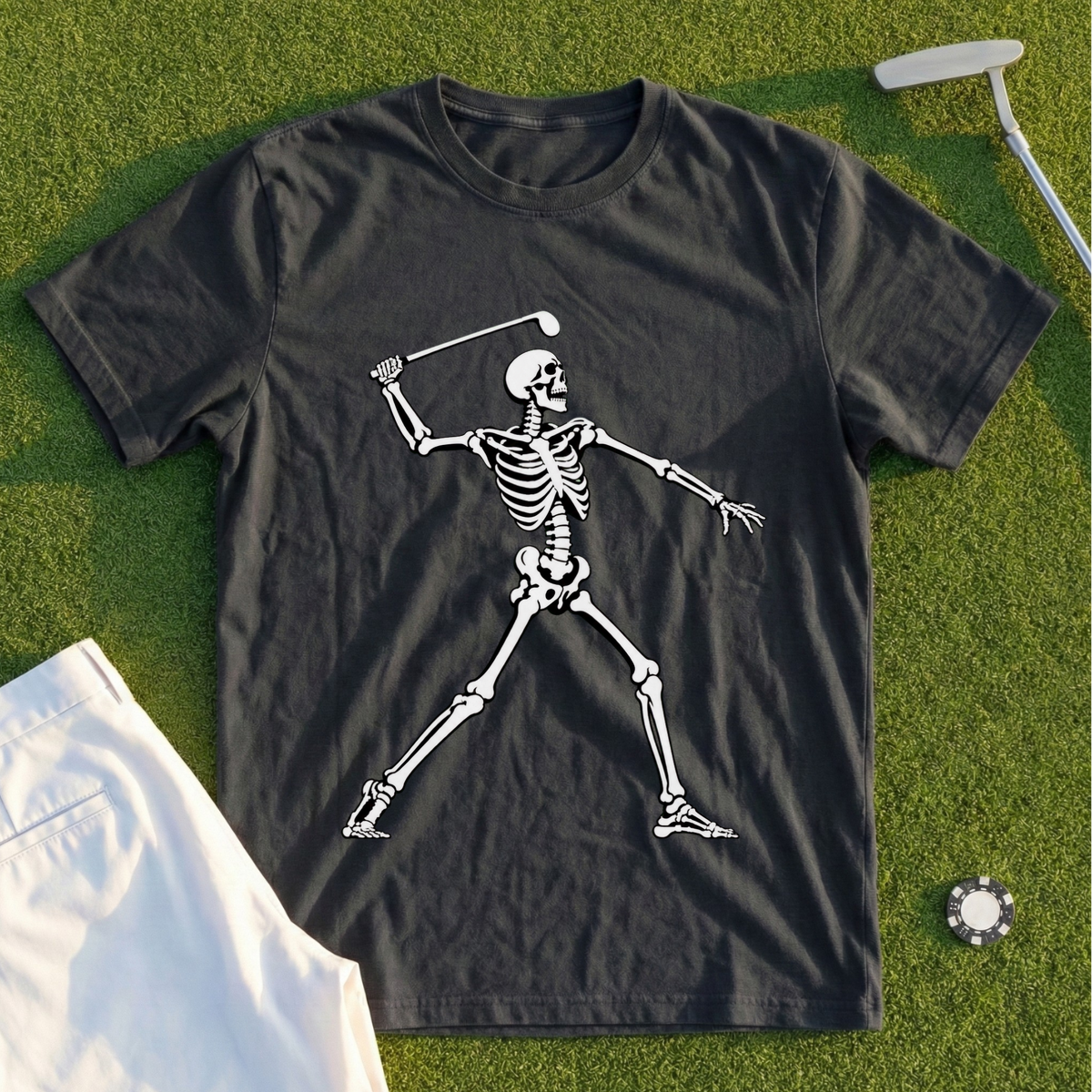 Skeleton Backswing Tee