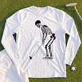 Skeleton Golfer Long Sleeve Tee