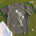 Skeleton Golfer Premium Tee