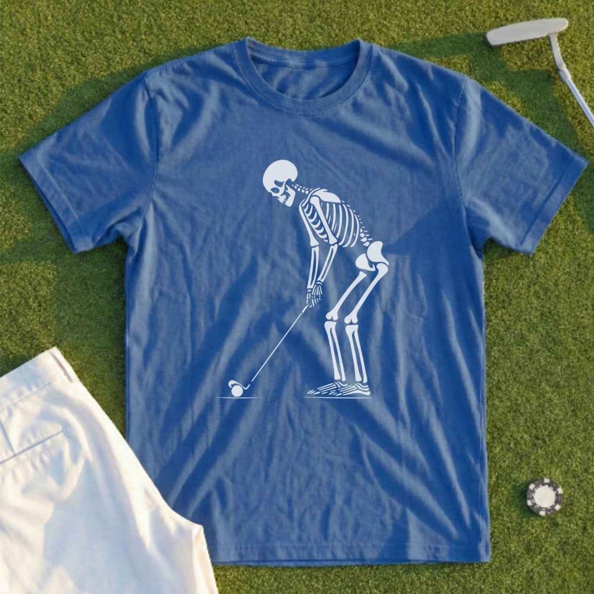 Skeleton Golfer Tee