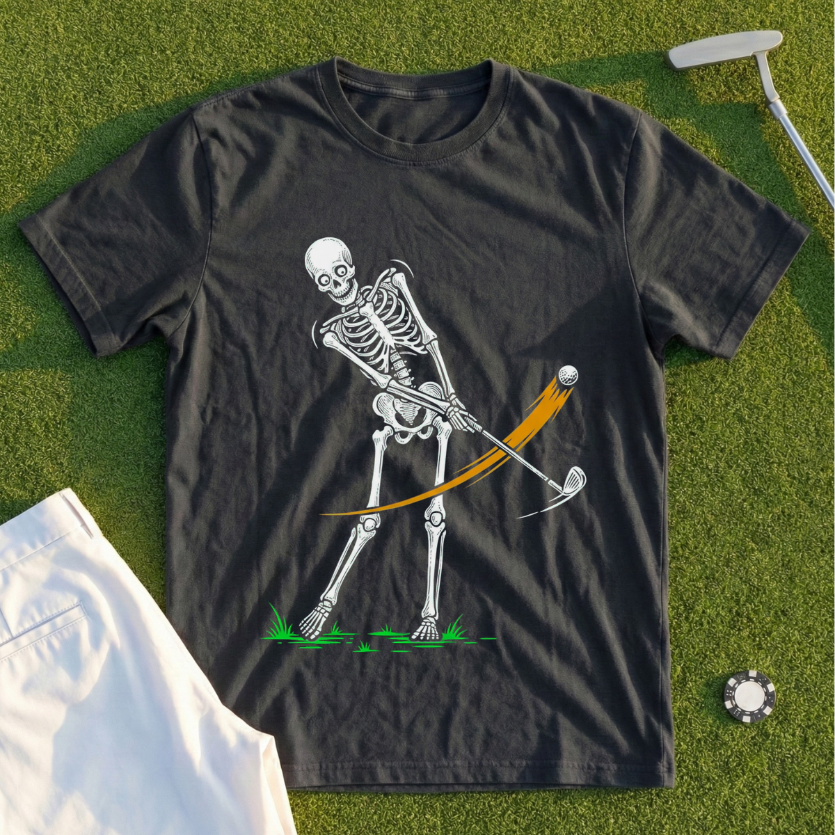 Skeleton, Shanked It Off The Tee