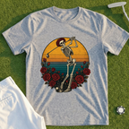 Skeleton Swing Sunset Tee