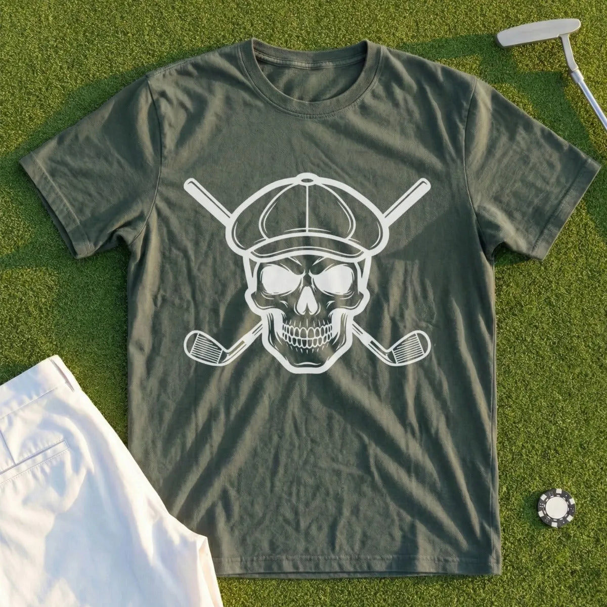 Skull & Cross Clubs Tee