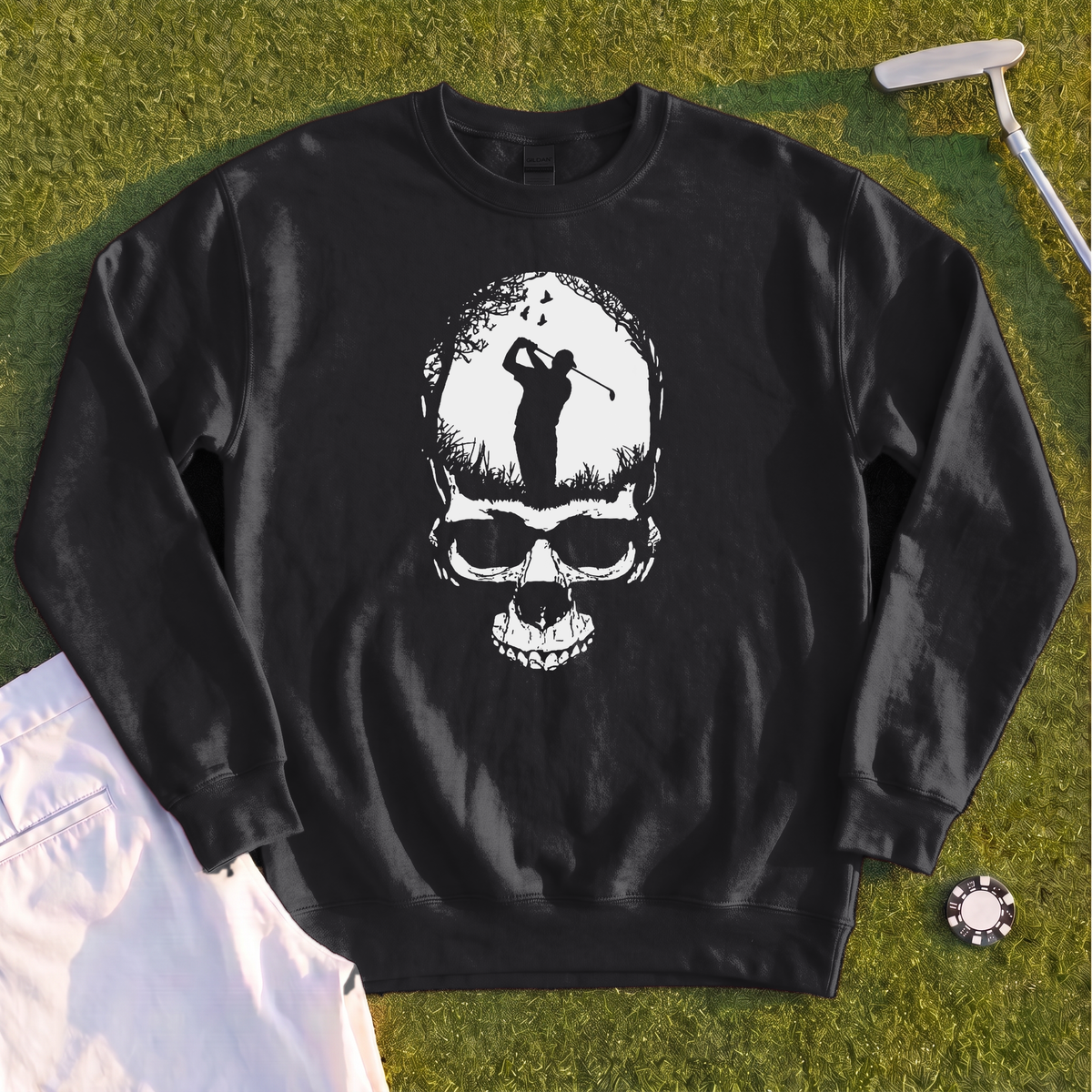 Skull Silhouette Sweatshirt