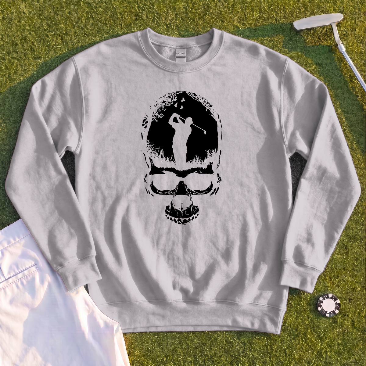 Skull Silhouette Sweatshirt