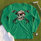 Skull and Cross Clubs Color Long Sleeve Tee