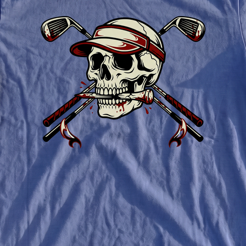 Skull and Cross Clubs Color Premium Tee