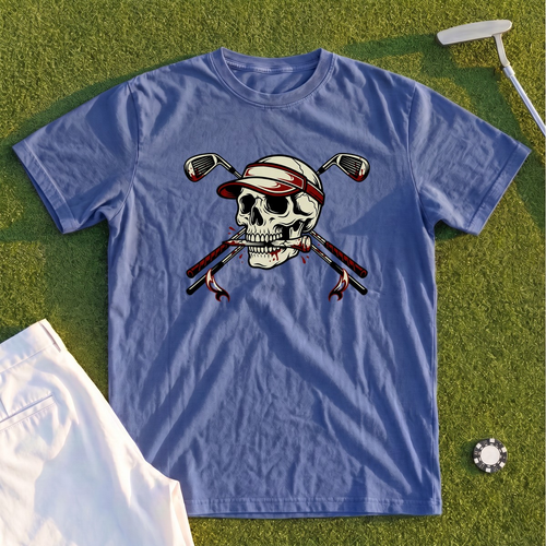 Skull and Cross Clubs Color Premium Tee
