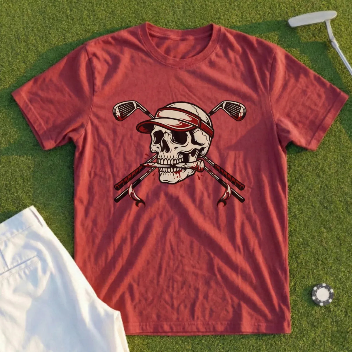 Skull and Cross Clubs Color Tee