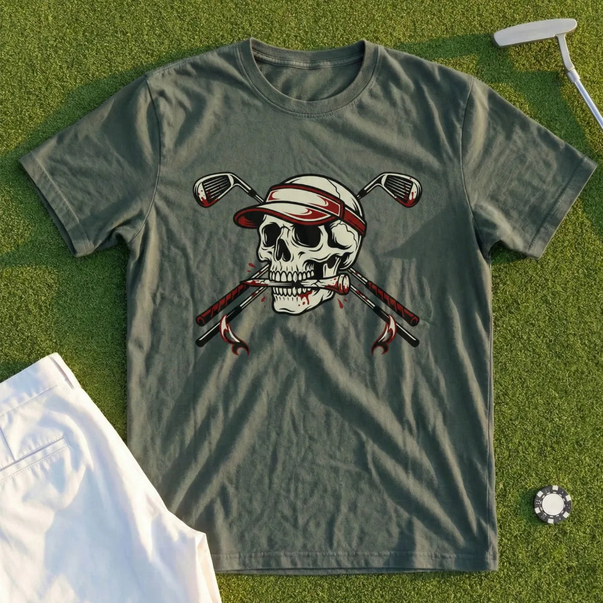 Skull and Cross Clubs Color Tee