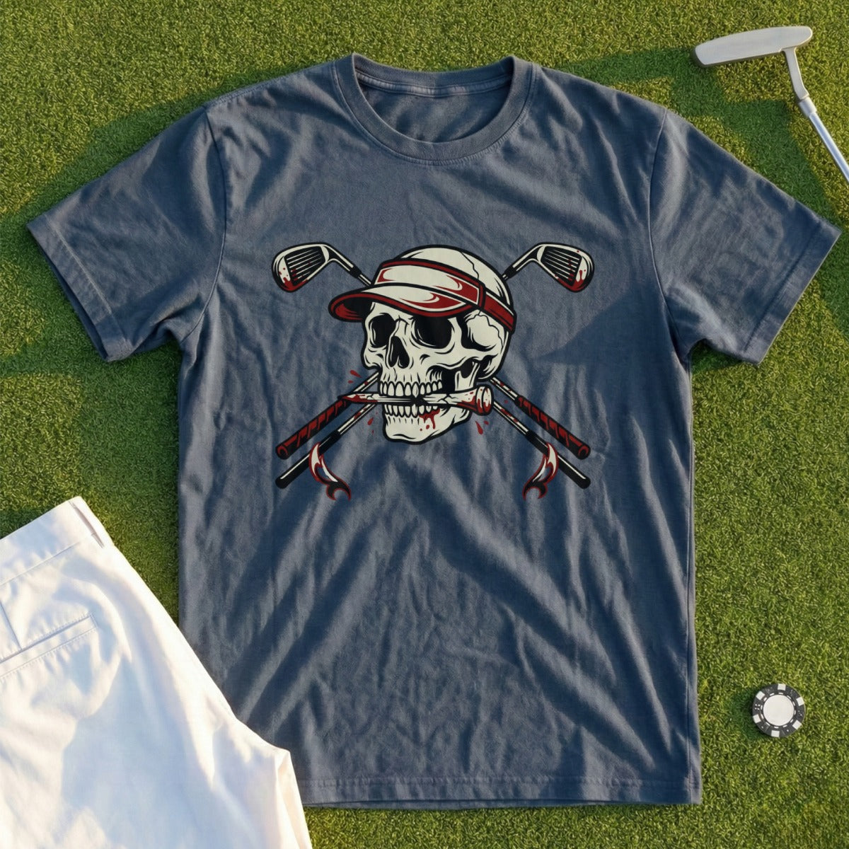 Skull and Cross Clubs Color Tee