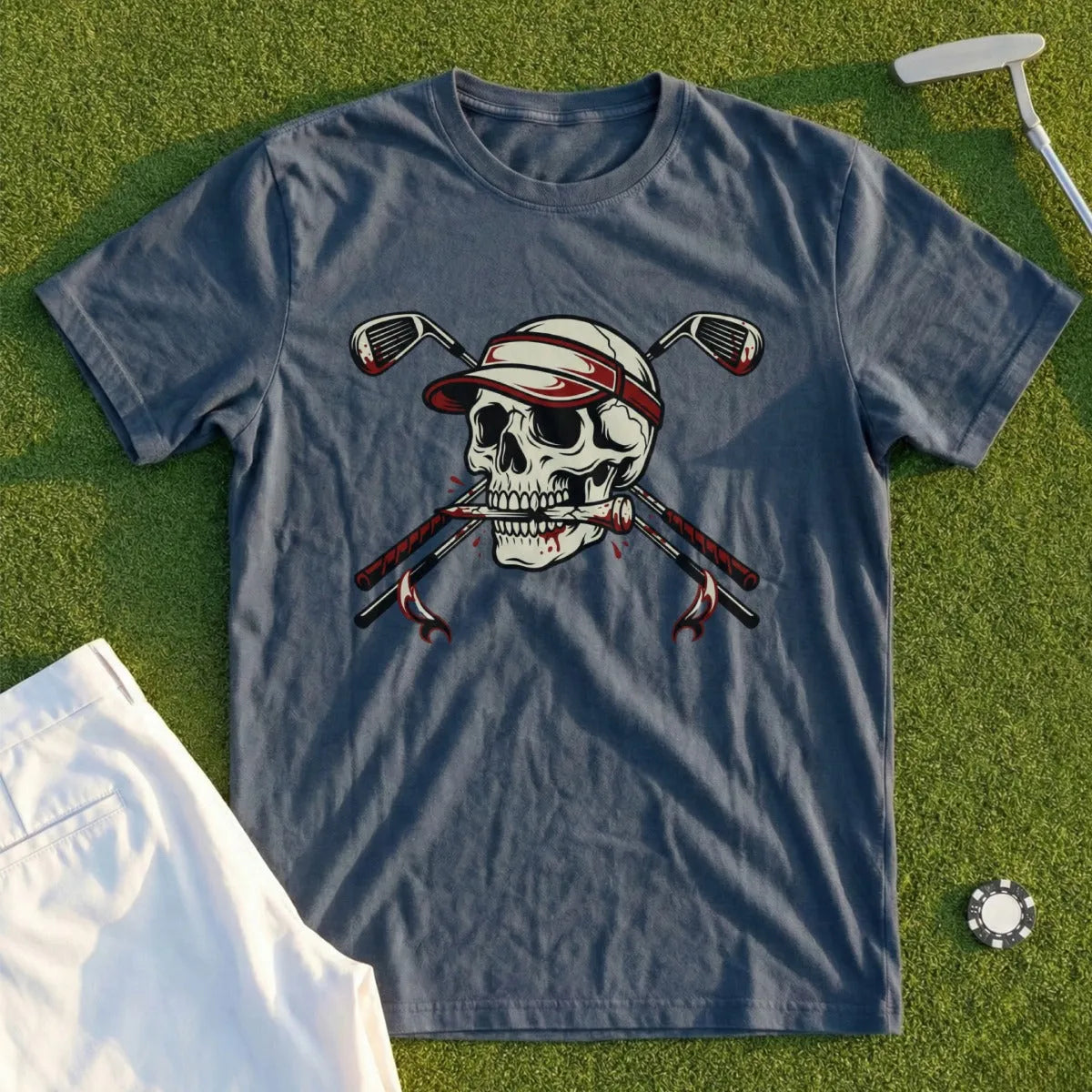 Skull and Cross Clubs Color Tee