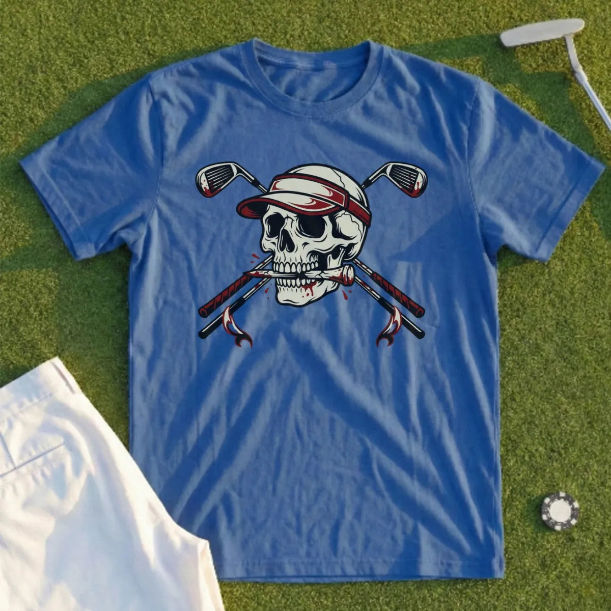 Skull and Cross Clubs Color Tee